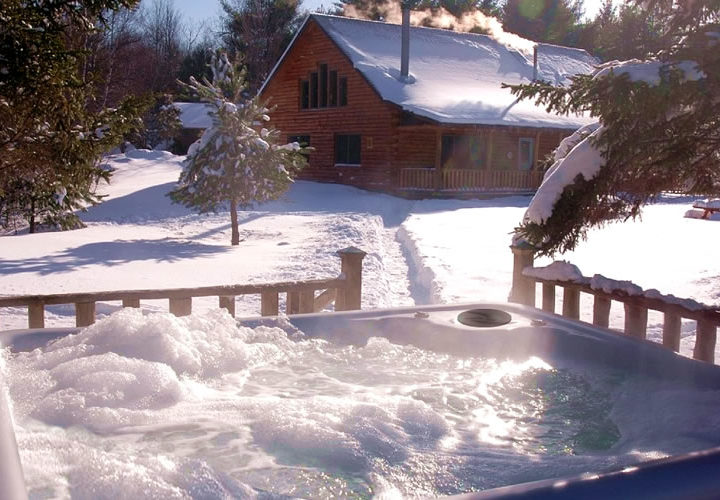 Hot tub winter freeze protection tips